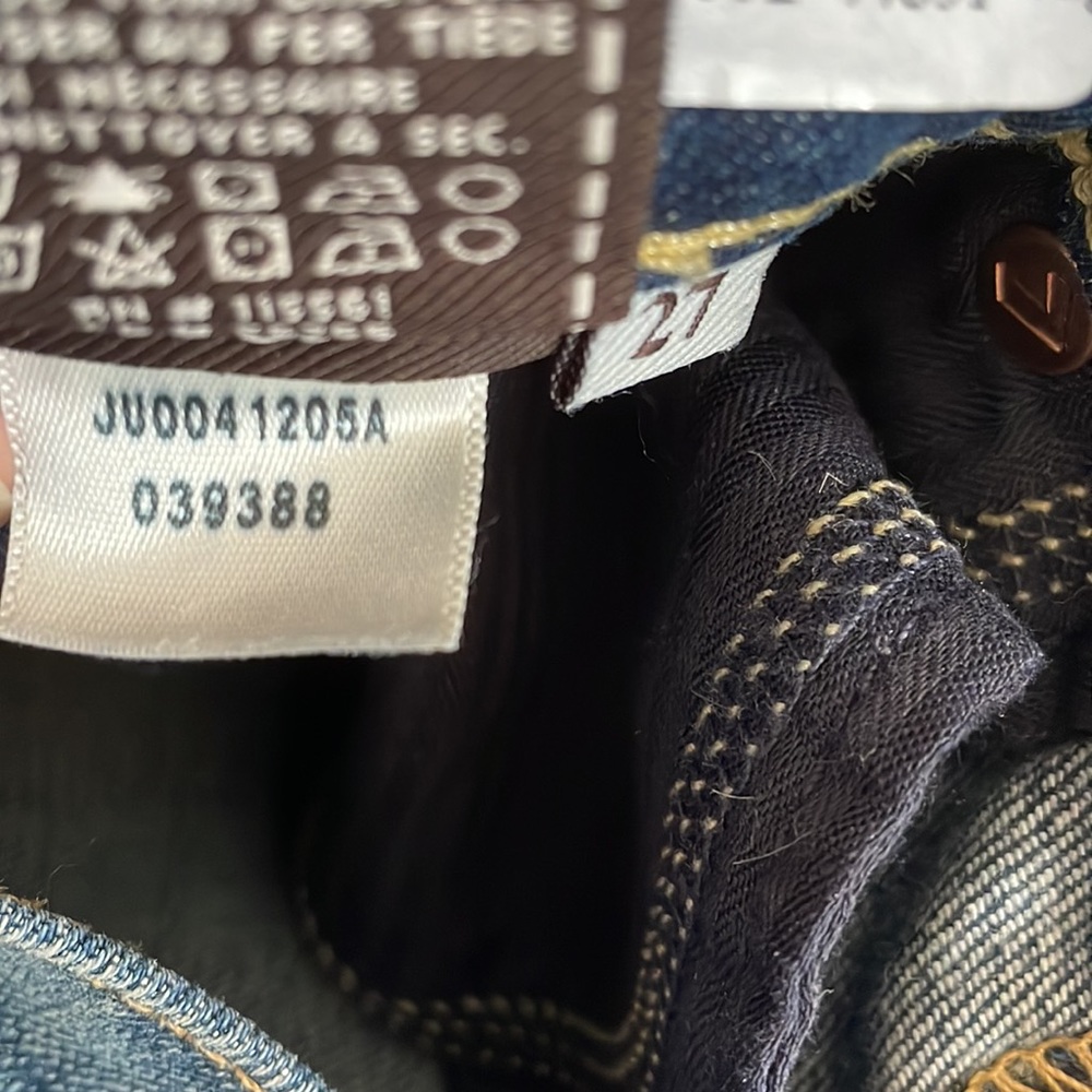 7 for all mankind Genevieve SUNB wash mid rise skinny Jean, size 27 - Picture 6 of 6